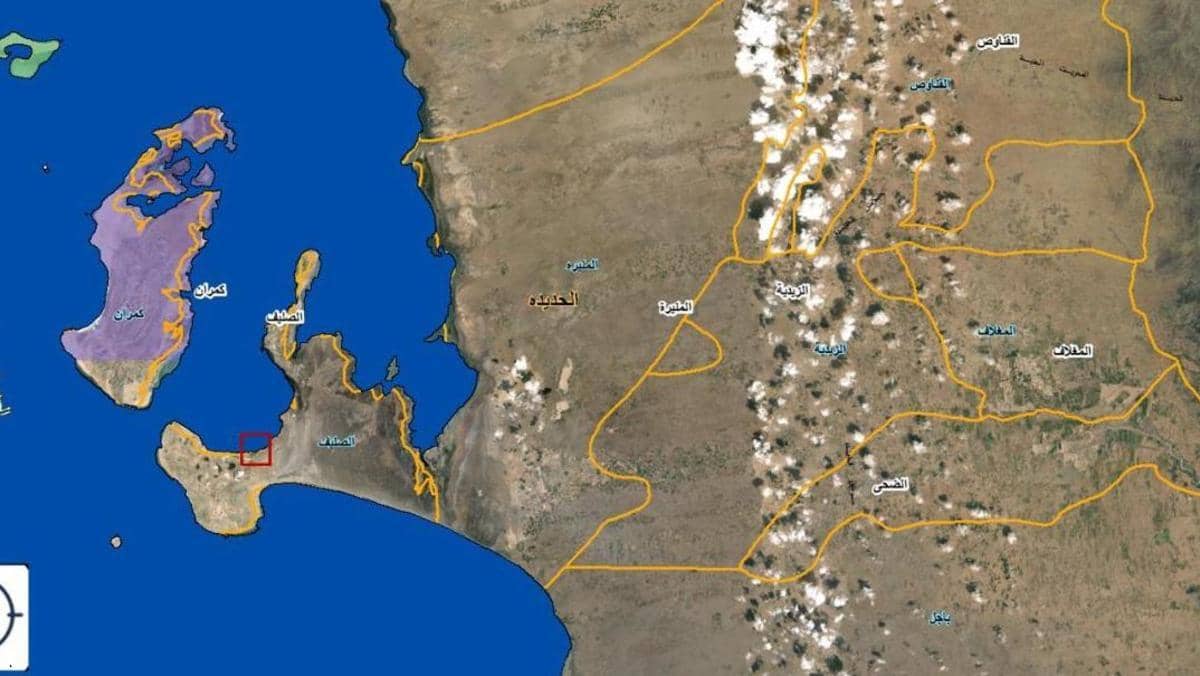 خريطة الحديدة - اليمن